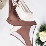 Macchiato Cross Wrap One Piece Swimwear