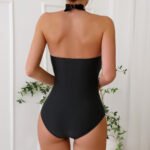 Tropicana Noir One Piece Swimwear With Cover Up Set