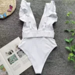White Sands Belted One Piece Swimwear