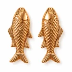 Golden Fish Earrings