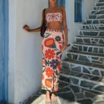 Marigold Bloom Three Piece Swimwear Set