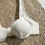 Off White Botanical Three Piece Swimwear Set