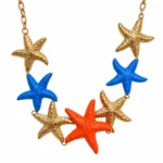 Multicolor Starfish Necklace
