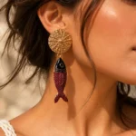 Coral Fish Earrings