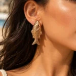 Golden Fish Earrings